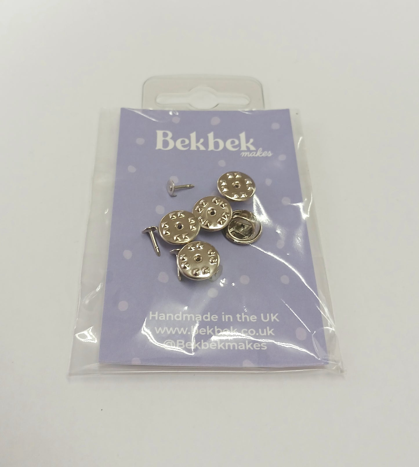 Bekbek Makes Pin and Clutch Brooch (5 Pack)
