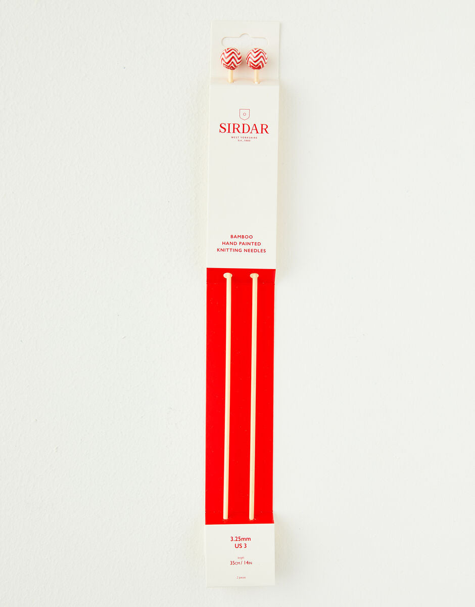 35cm Bamboo Needles - 3.25mm