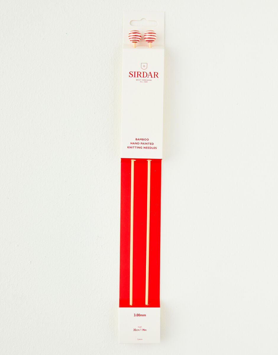 35cm Bamboo Needles - 3.00mm