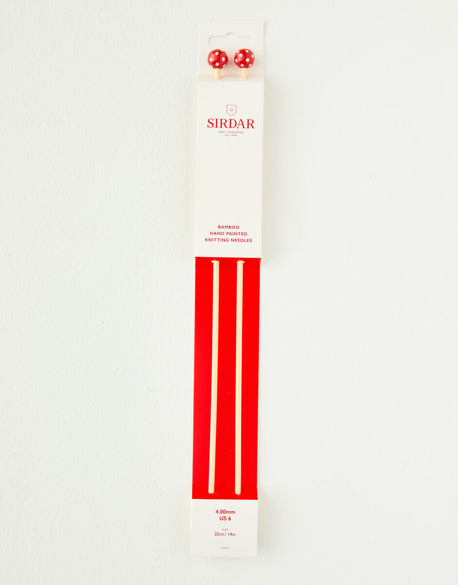 35cm Bamboo Needles - 4.00mm