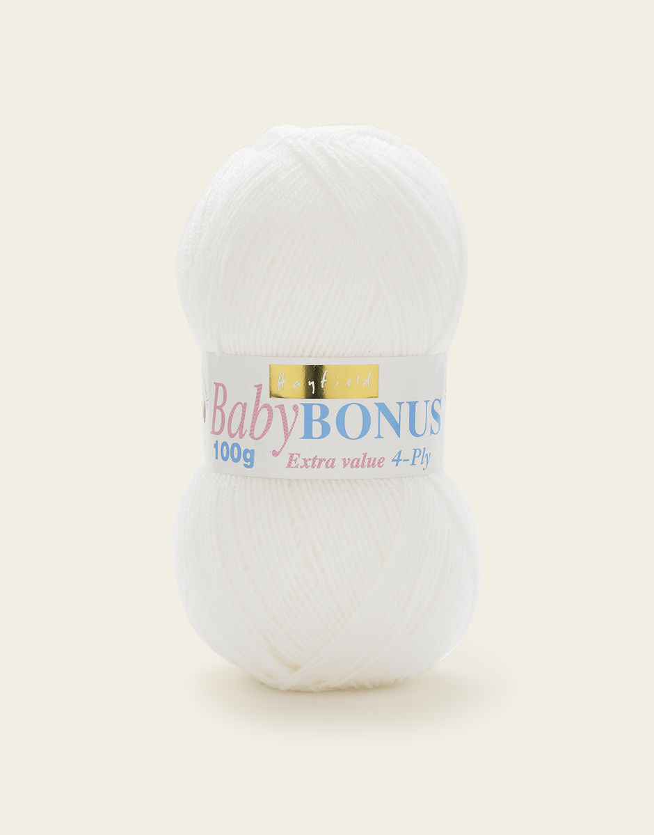 Hayfield Baby Bonus 4ply - White
