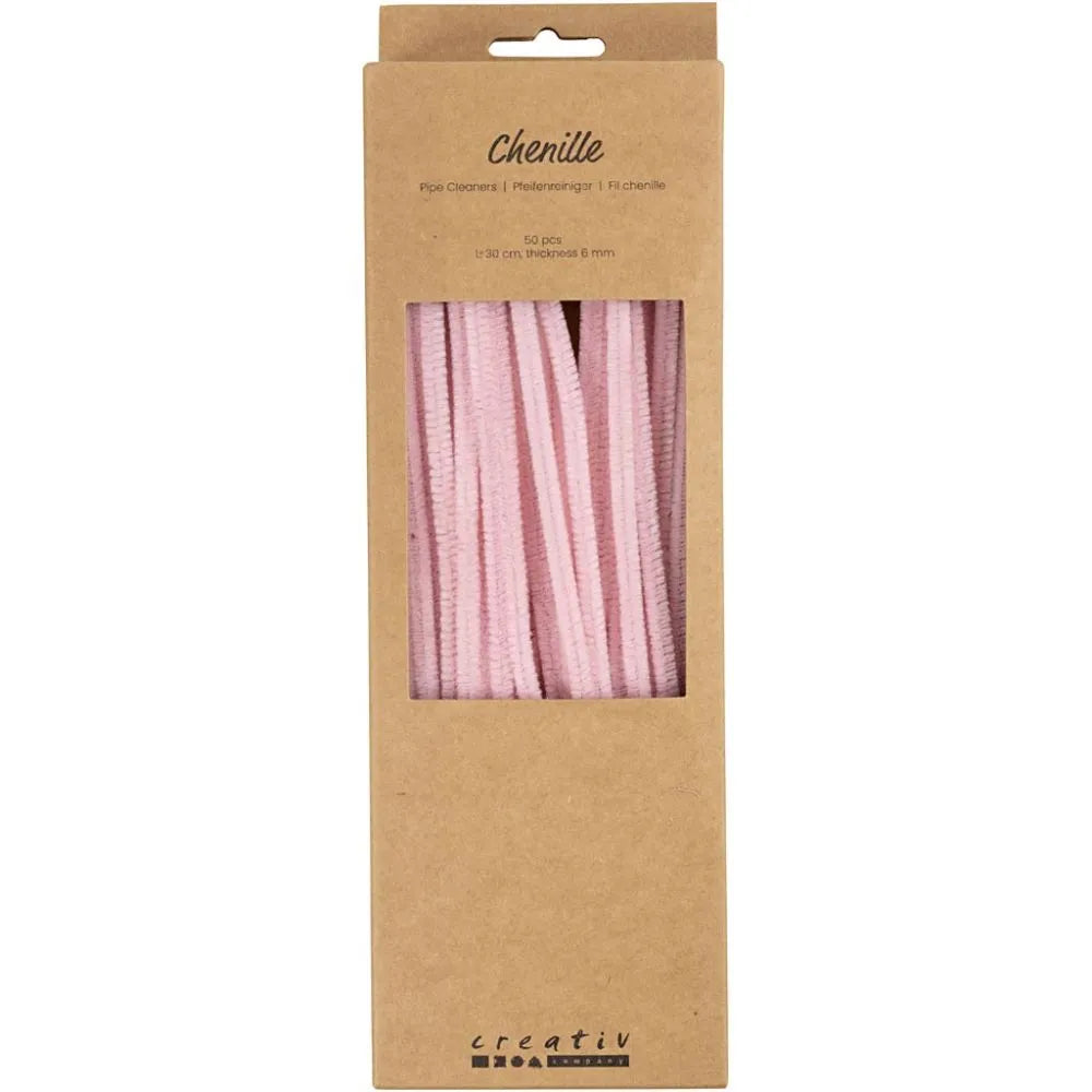 Chenille - Rose 30cm, 6mm - 50pcs