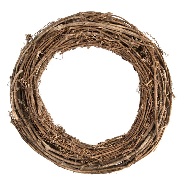 30cm Light Willow Wreath Base