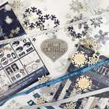 Winter Wonderland Glittered Sentiments x 2