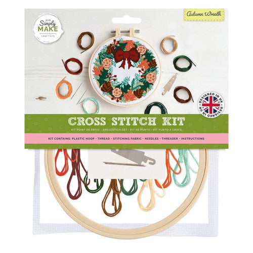 Simply Make Cross Stitch Autumn Wreath