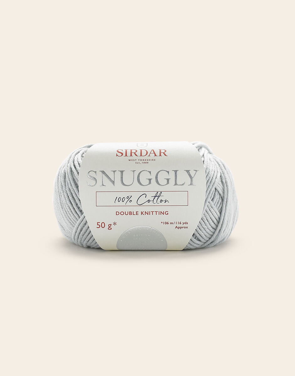Snuggly 100% Cotton, 50G - Light Grey