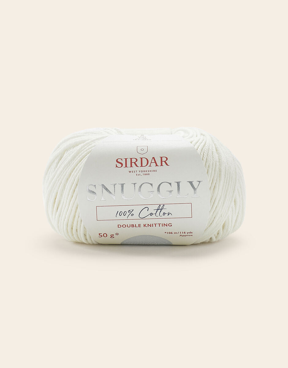 Snuggly 100% Cotton, 50G - Cream