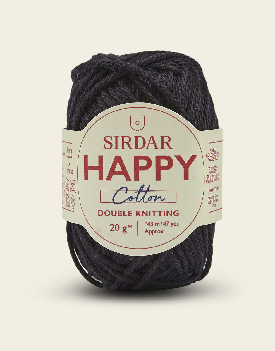 Sirdar Happy Cotton DK 20g - Liquorice