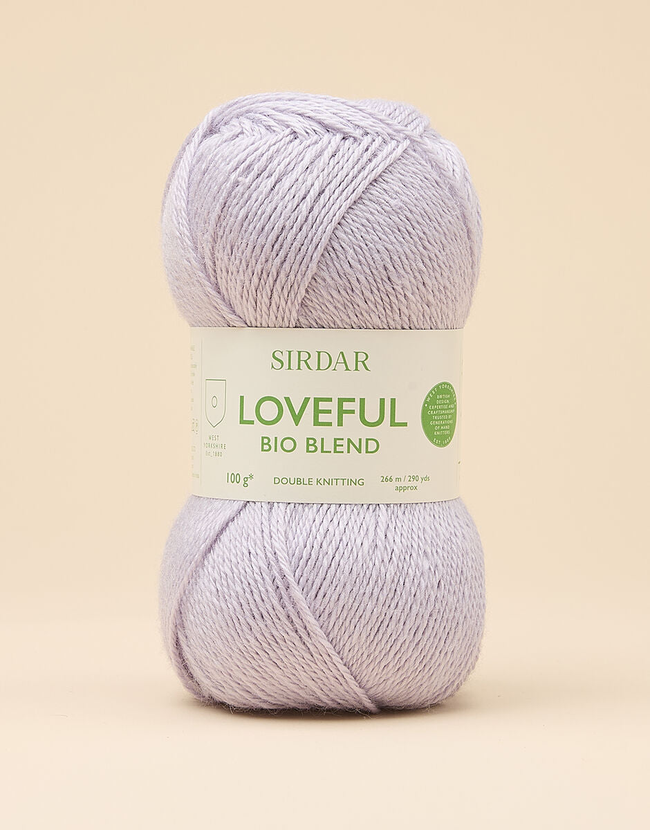 Sirdar Loveful Bio Blend DK, 100g - Filtered Lilac