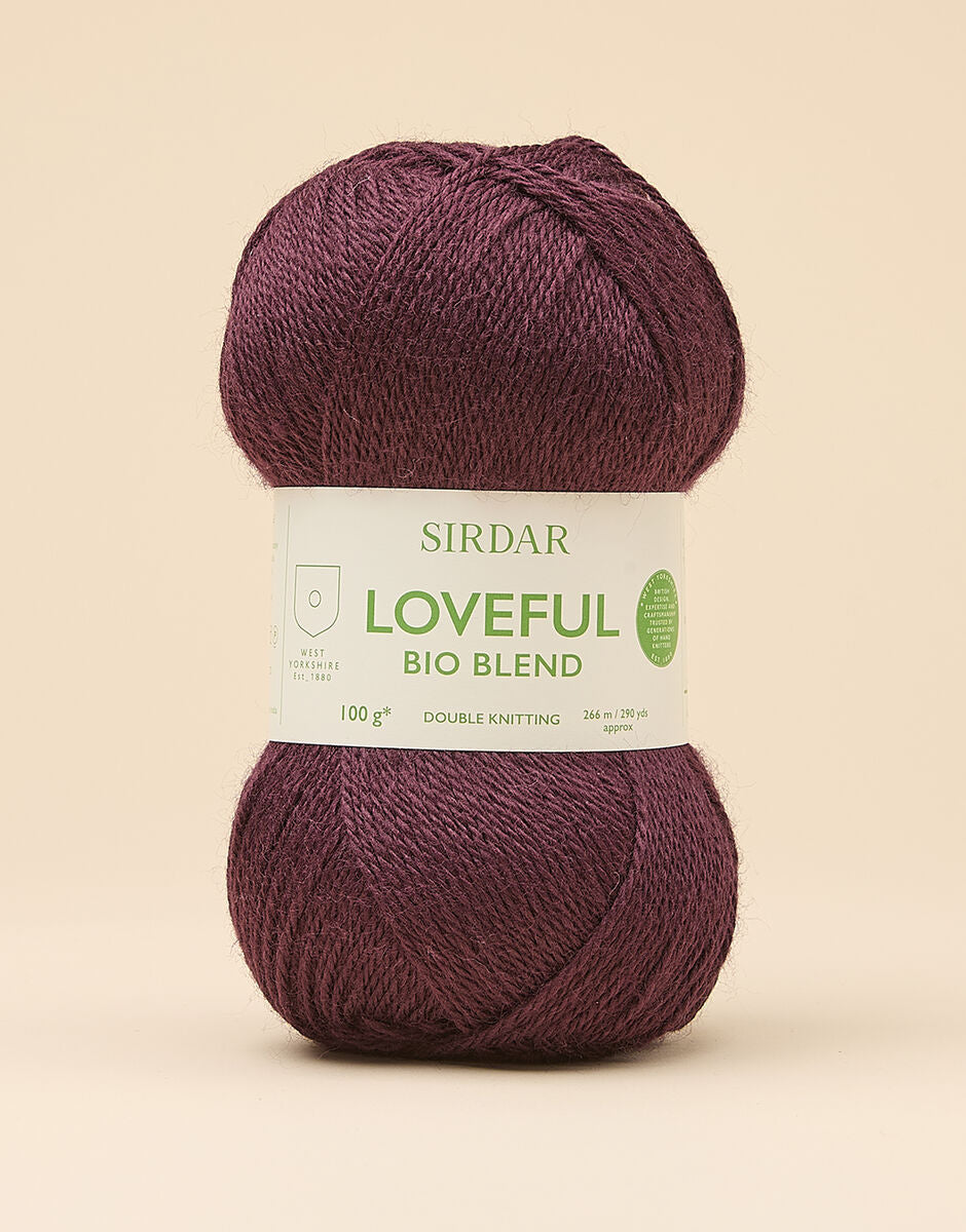 Sirdar Loveful Bio Blend DK, 100g - Enriched Red