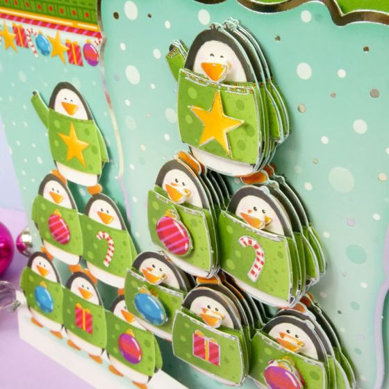 A Merry Little Christmas Deco-Large Set - Penguin Tree