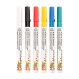 Royal & Langnickel 1.2mm Fine Tip Acrylic Markers Primary Set 6pc