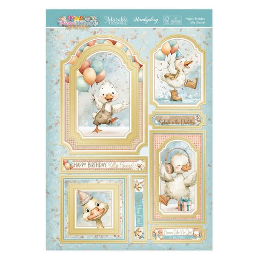 Happy Birthday Silly Goose! Luxury Topper Set