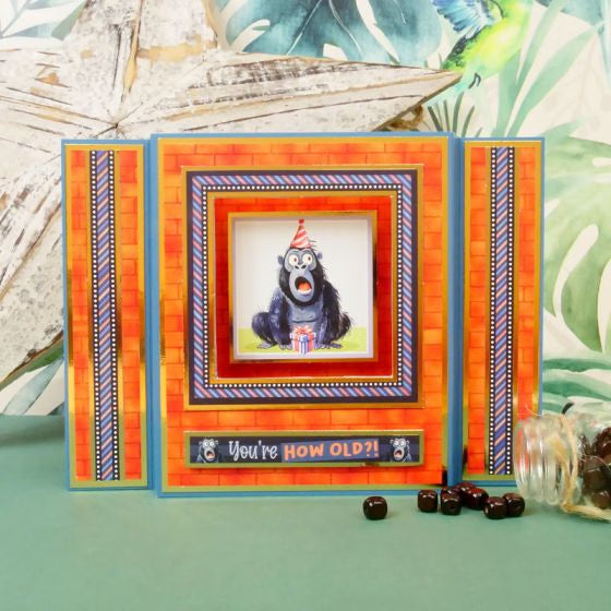 Safari Surprise Luxury Card Topper Sheet