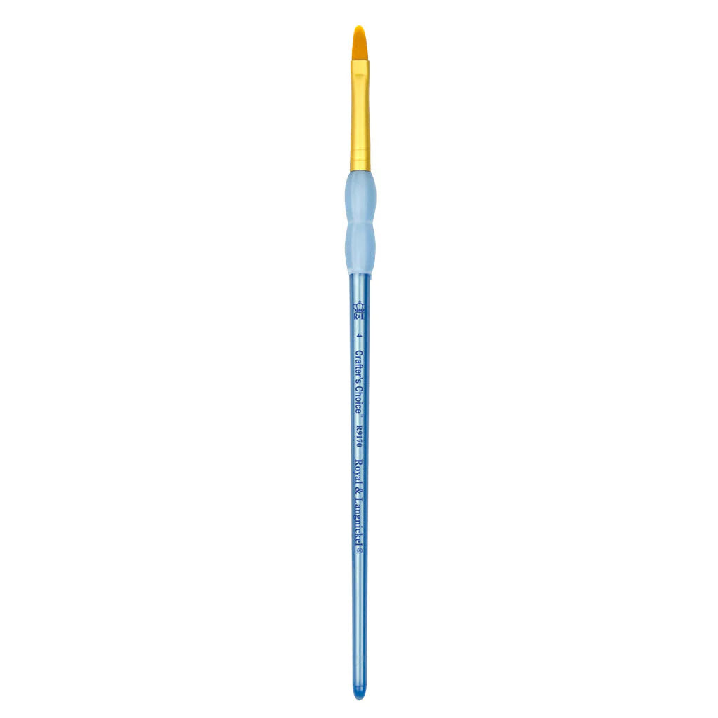 Crafters Choice Gold Taklon Filbert 4