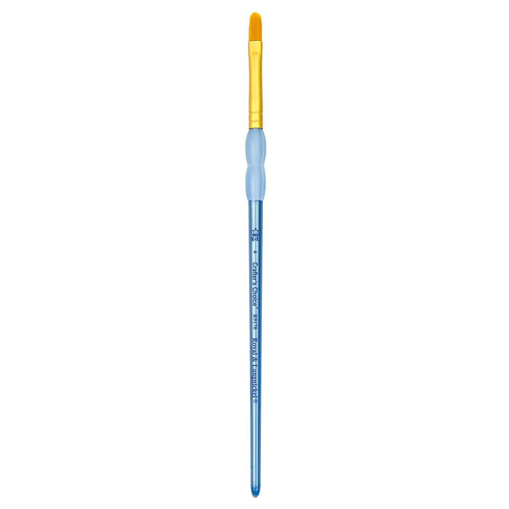 Crafters Choice Gold Taklon Filbert 6