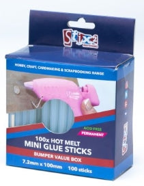 Hot Melt Glue Sticks (Box of 100)