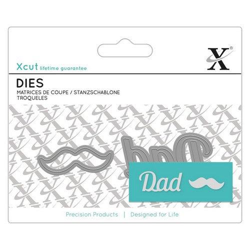XCut Mini Sentiment Die - Dad (2pcs)