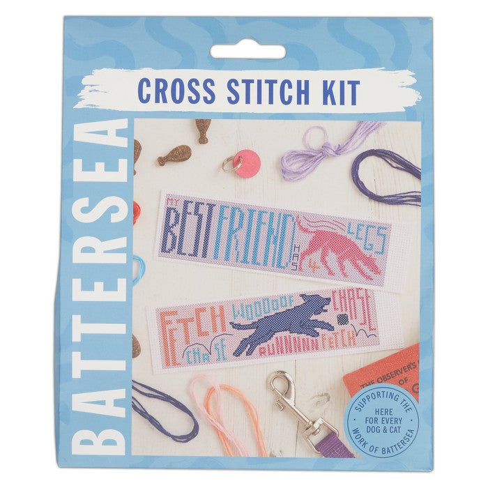 Battersea Cross Stitch Bookmark Kit - Dog