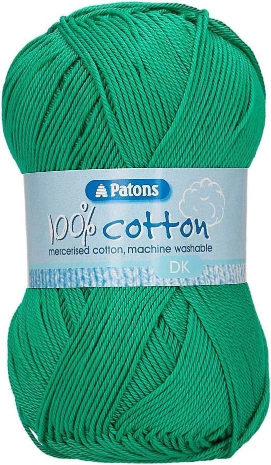 Patons 100% Cotton DK 100g - Green