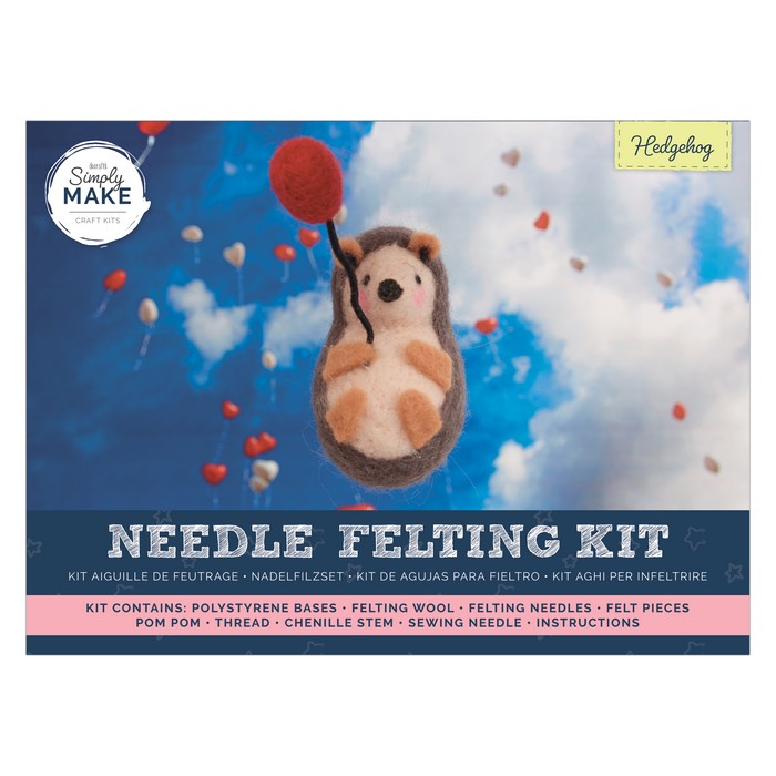 Needle Felting Kit - Hedgehog