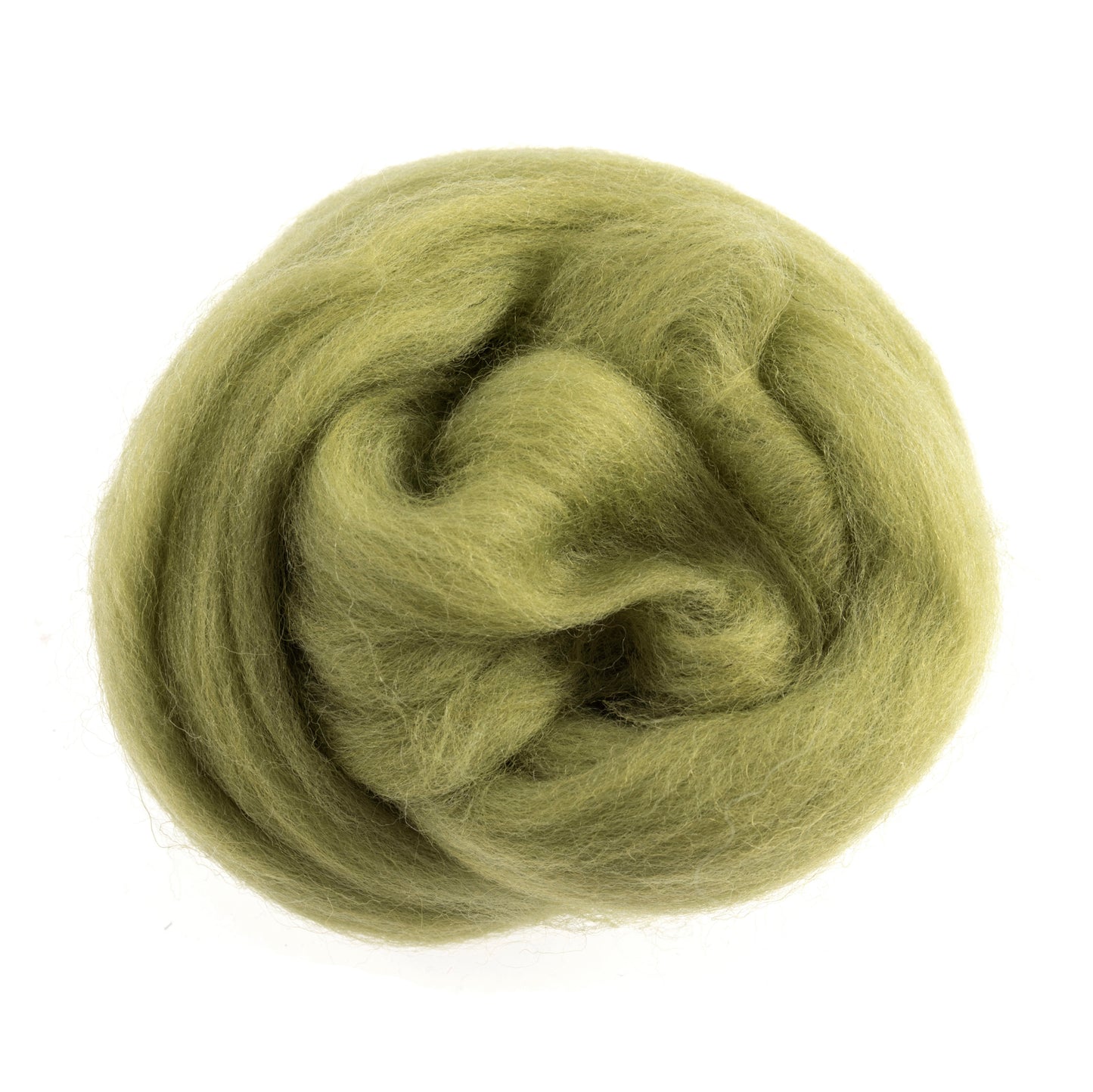 Natural Wool Roving: 10g: Pistachio