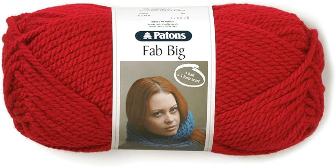 Patons Fab Big 200g - Poppy