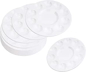 10 Well Round Plastic Palette