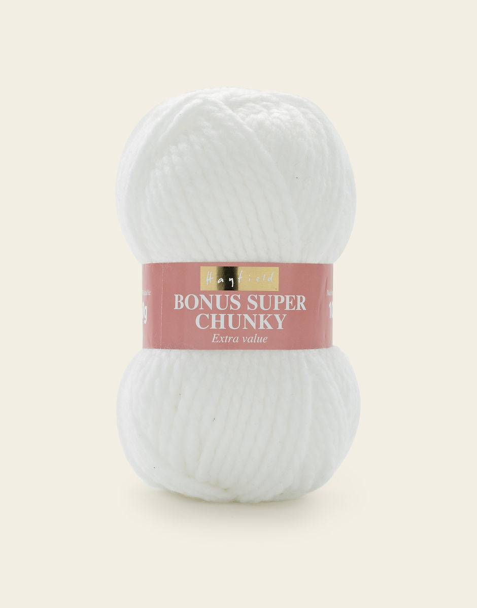 Hayfield Bonus Super Chunky - White