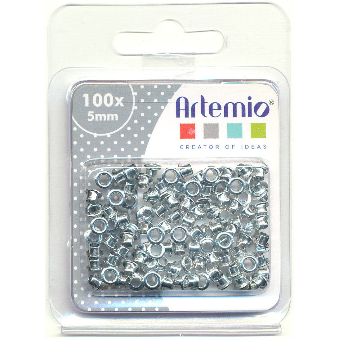 Eyelets Silver 5mm x 100