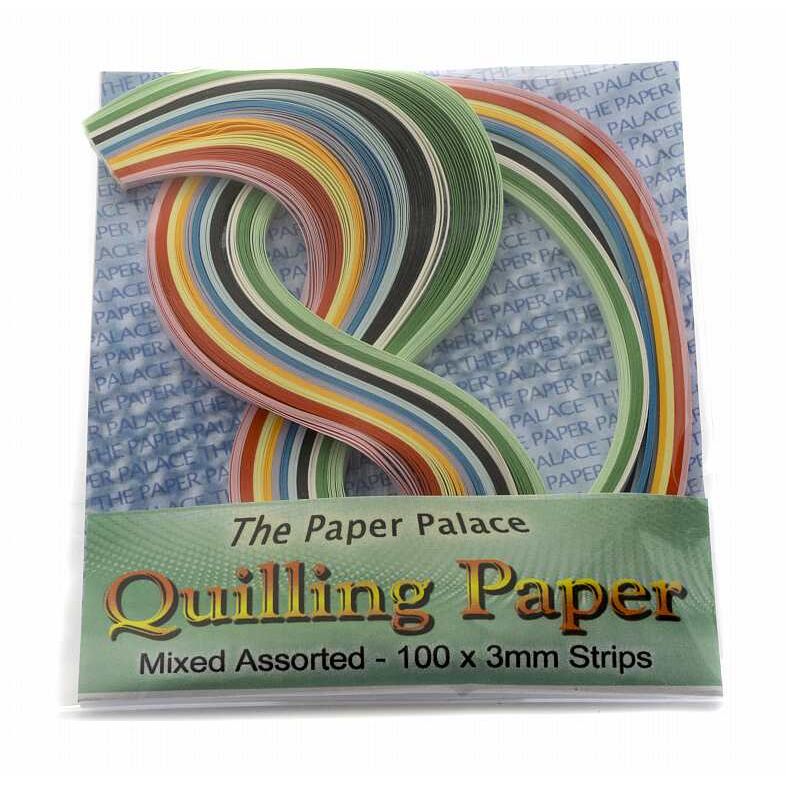 Quilling Paper 3mm Mixed Assortment (100)