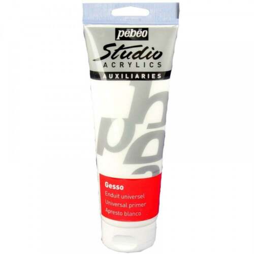 Pebeo Studio Acrylics Auxiliaries White Gesso 250ml