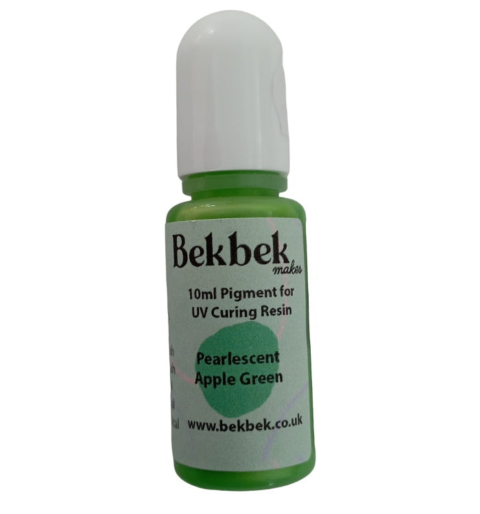 Bekbek Makes Pearlescent Pigments for UV Resin - Apple Green