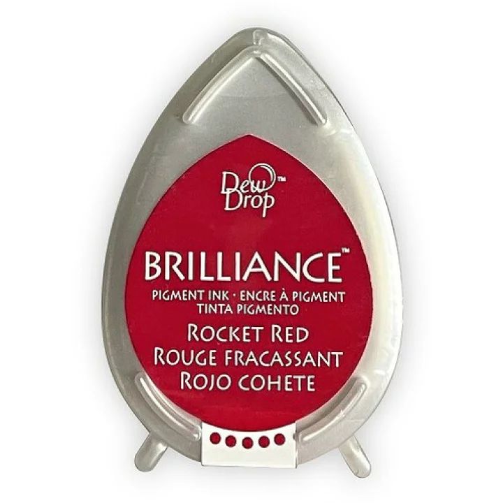 Tsukineko Brilliance Dew Drop Rocket Red