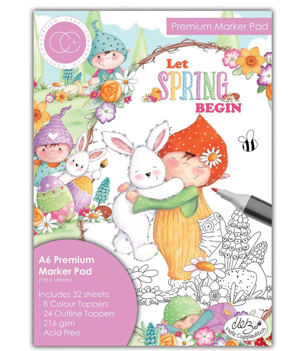Let Spring Begin- A6 Premium Marker Pad