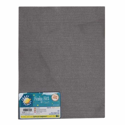 Craft Planet Acrylic Felt Sheet 9x12 - Grey