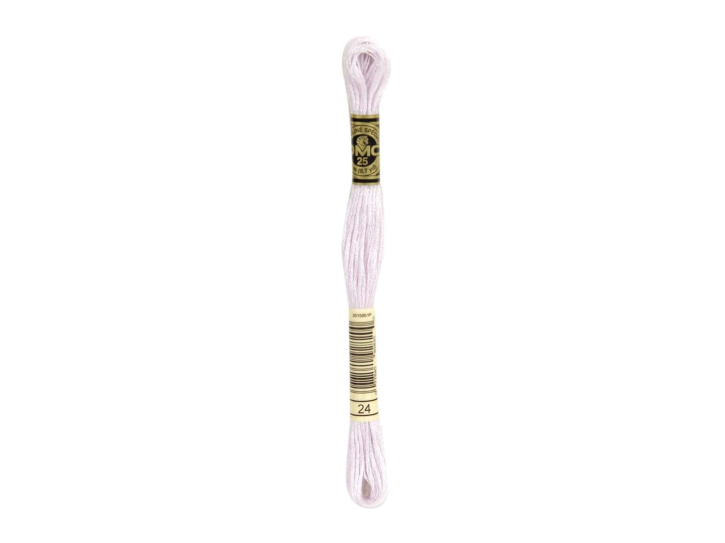 Mouline Stranded Cotton - 24 White Lavender