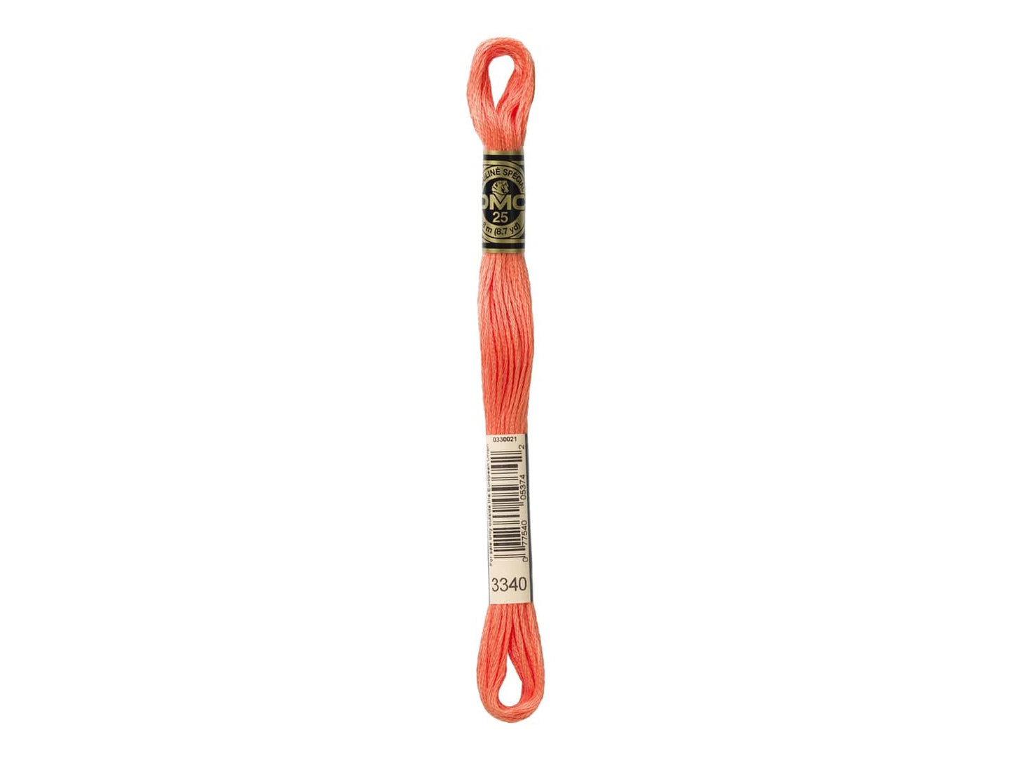 Mouline Stranded Cotton - 3340 Medium Apricot
