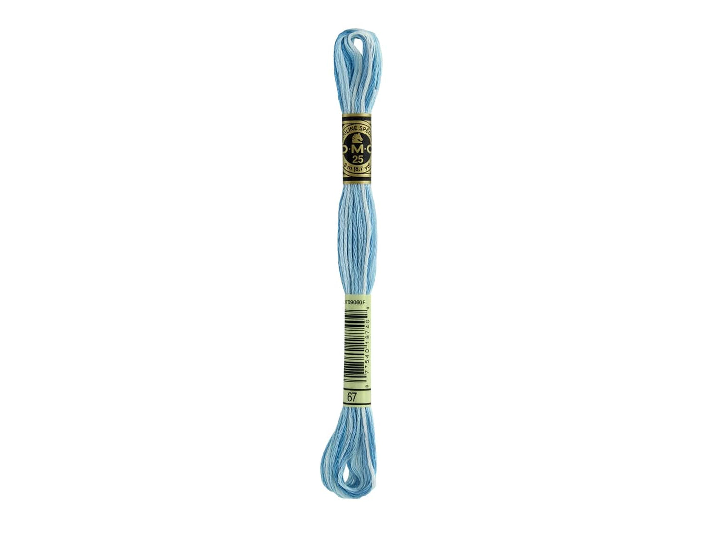 Mouline Stranded Cotton - 67 Blue Baby Variegated