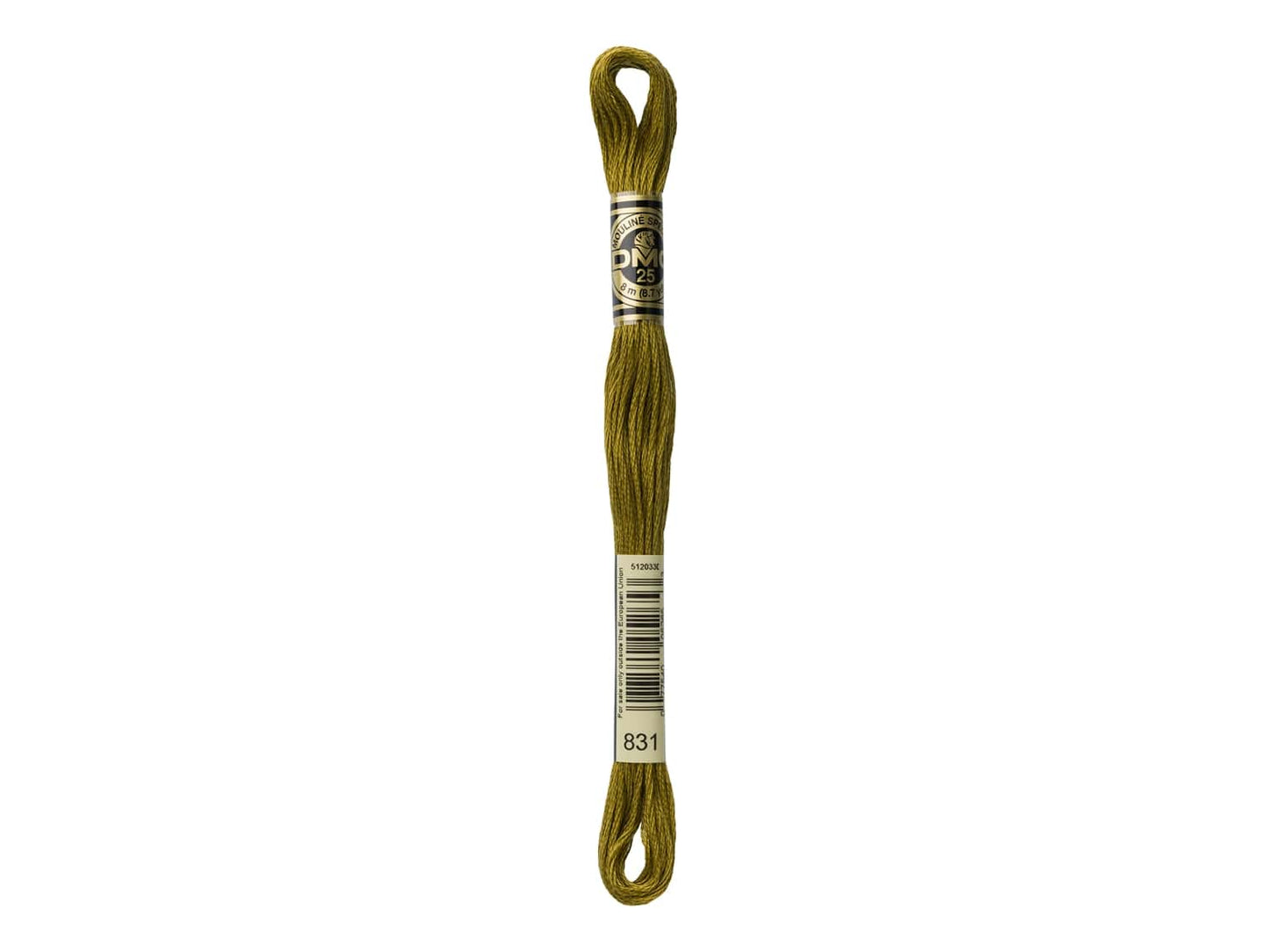 Mouline Stranded Cotton - 831 Medium Golden Olive