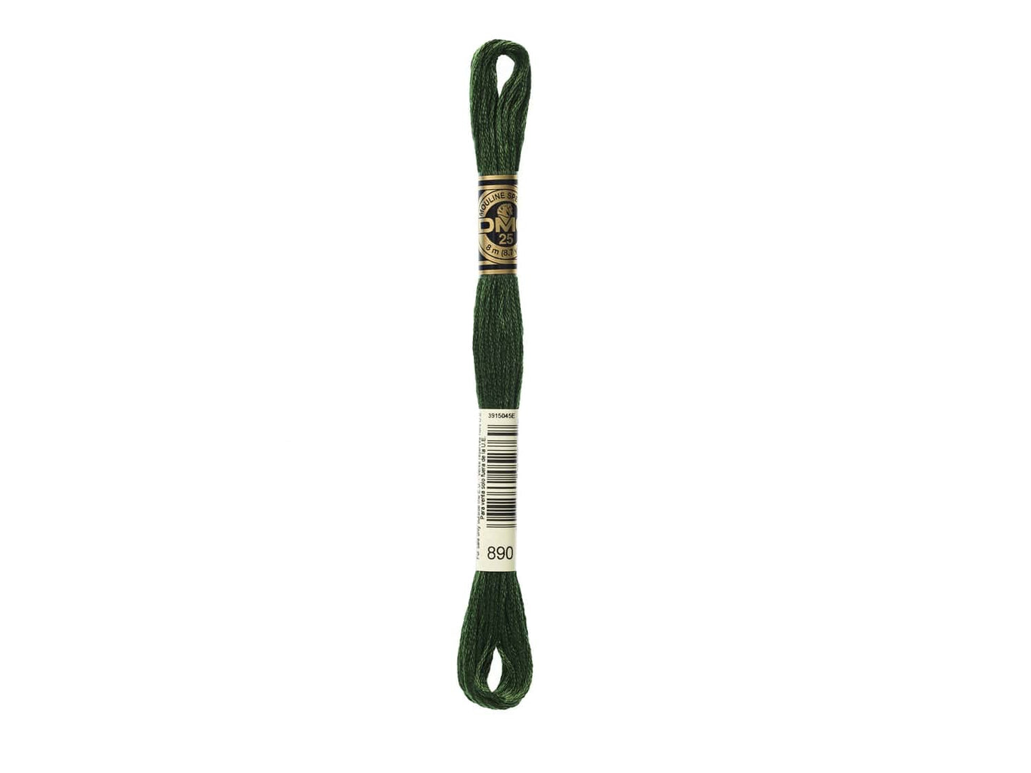Mouline Stranded Cotton - 890 Ultra Light Dark Pistachio Green