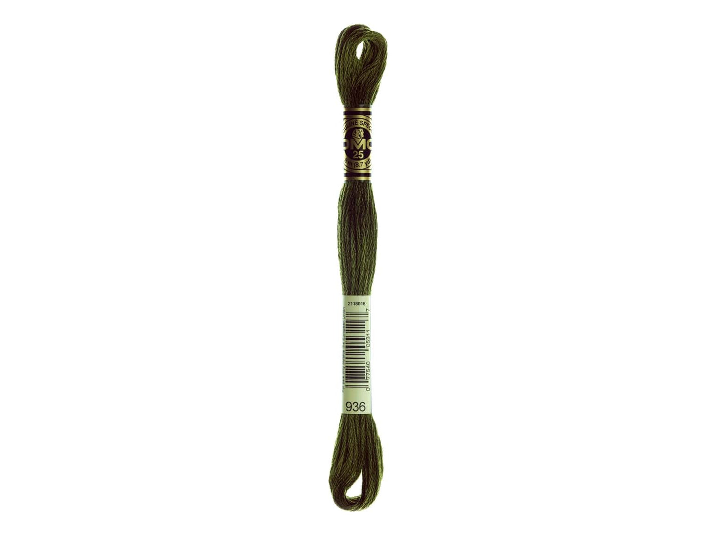 Mouline Stranded Cotton - 936 Very Dark Avocado Green