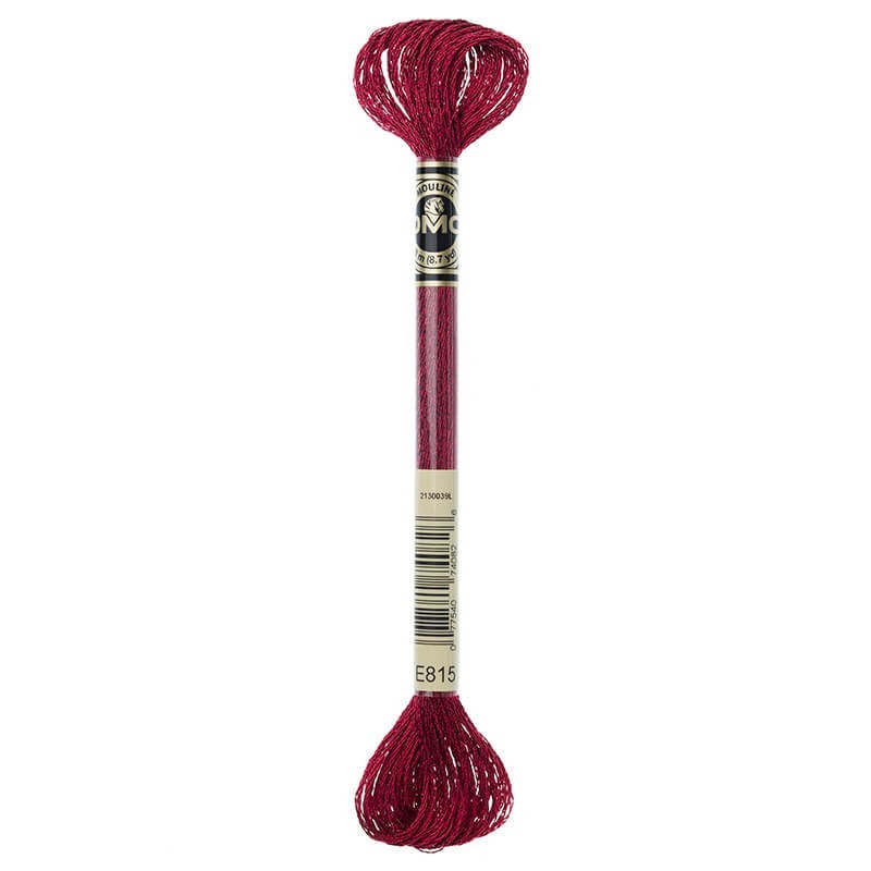 Light Effects Thread 6 x 8m Skeins - E815Metallic - Dark Red Ruby