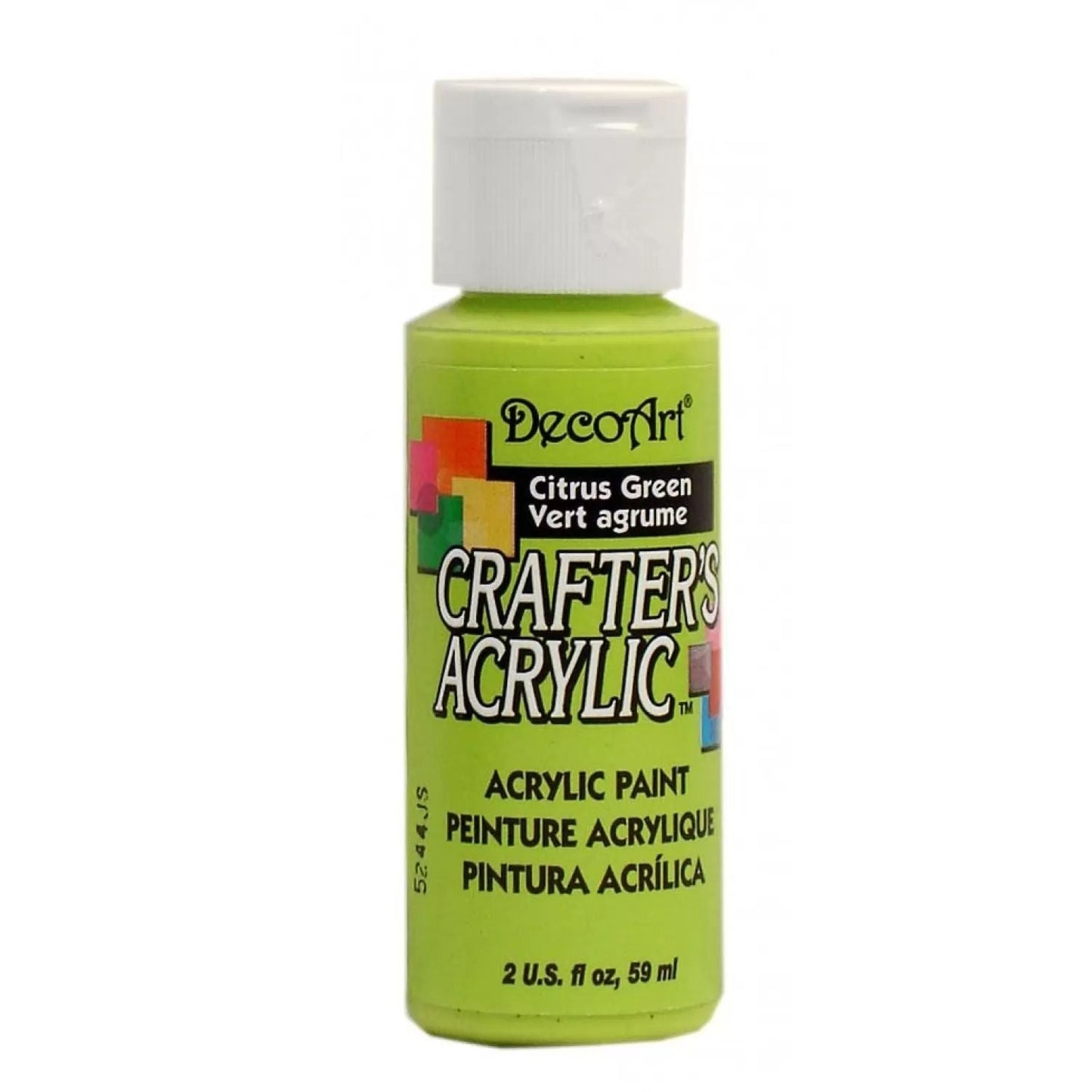 Deco Art Crafter's Acrylic Paint - Citrus Green 59ml
