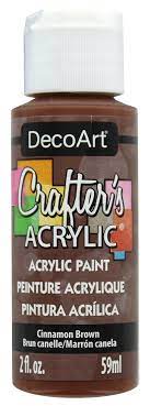 Deco Art Crafter's Acrylic Paint - Cinnamon Brown 59ml