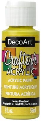 Deco Art Crafter's Acrylic Paint - Honey Mustard 59ml
