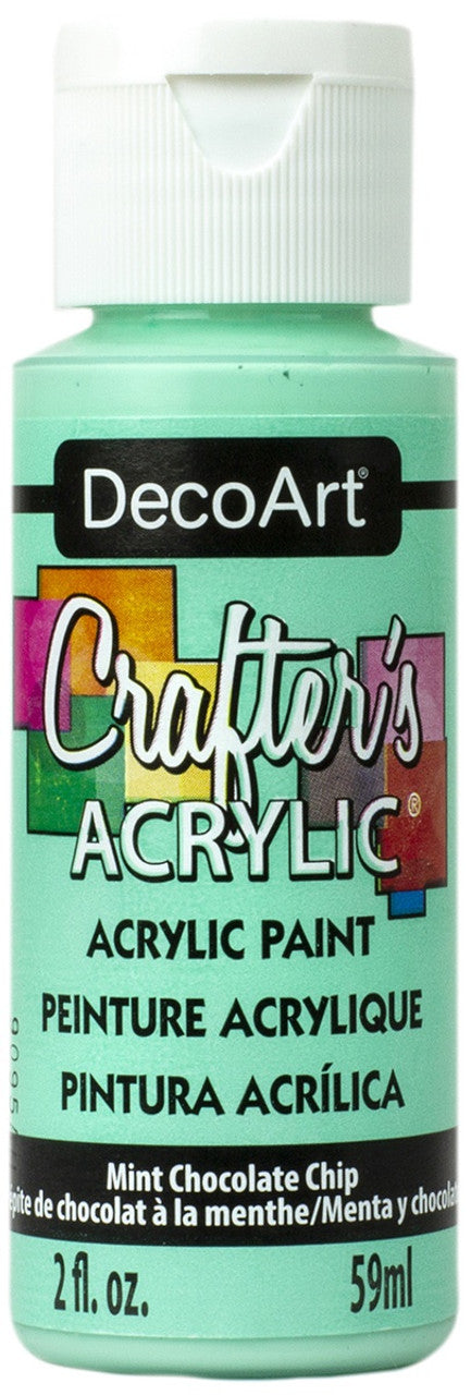 Deco Art Crafter's Acrylic Paint - Mint Chocolate Chip 59ml