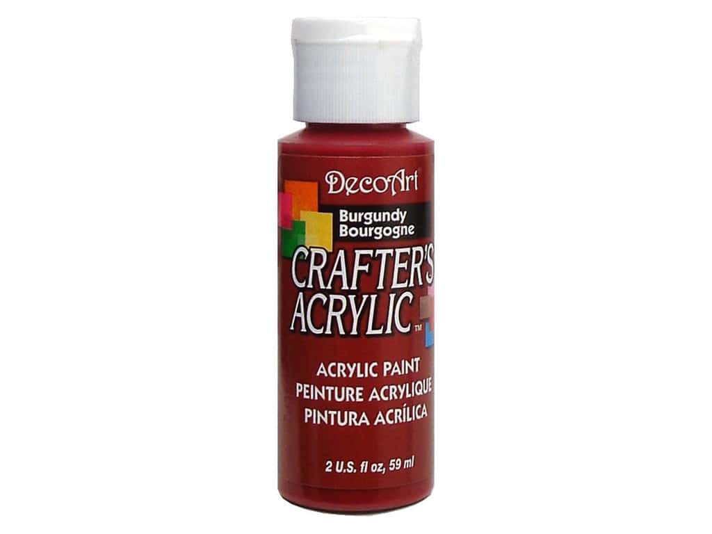 Deco Art Crafter's Acrylic Paint - Burgundy 59ml