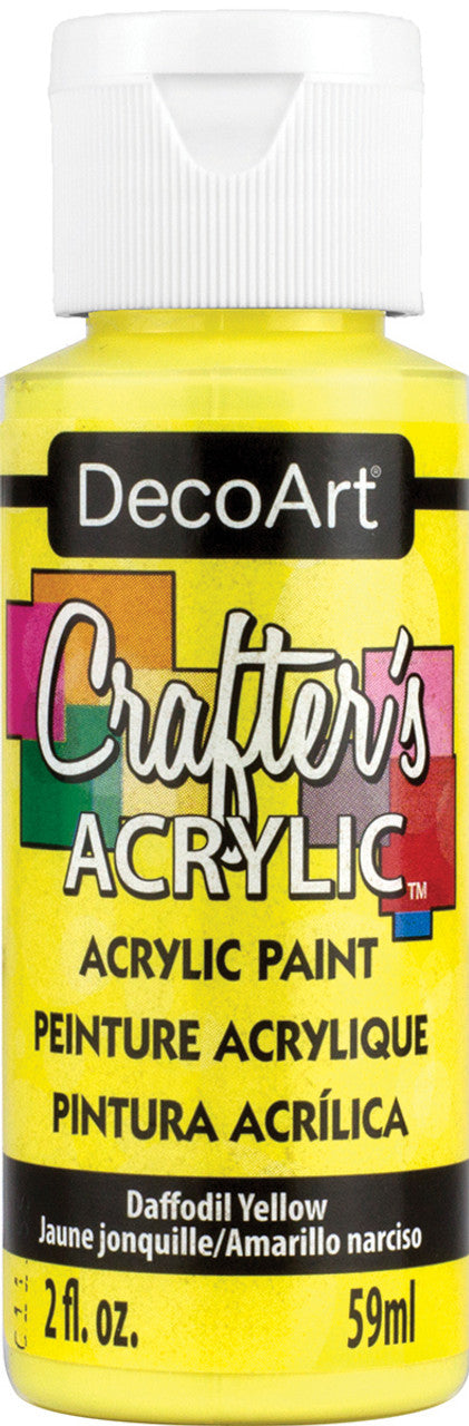 Deco Art Crafter's Acrylic Paint - Daffodil Yellow 59ml
