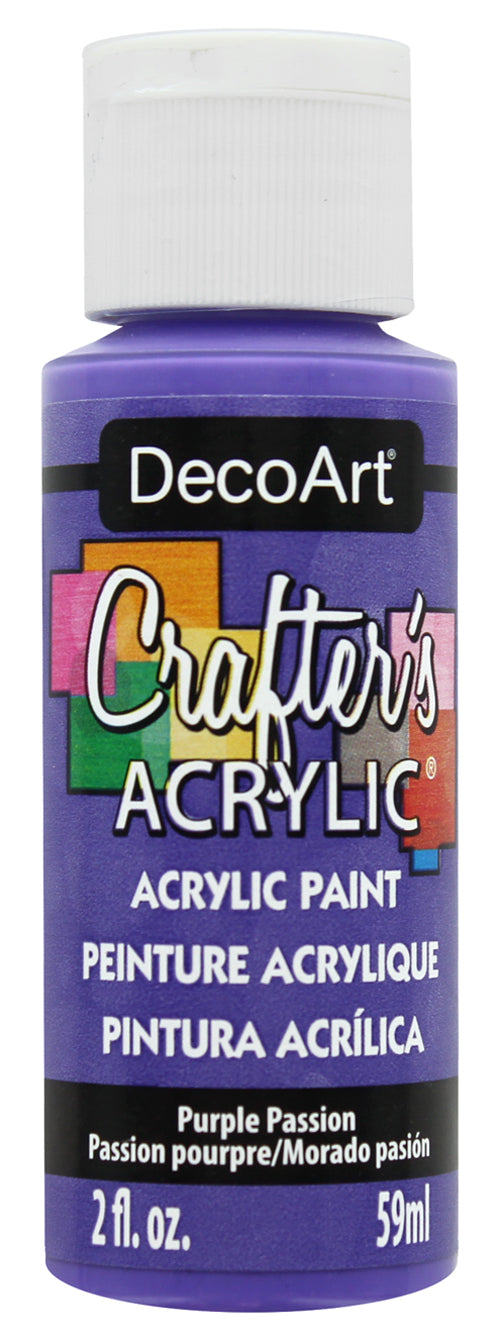Deco Art Crafter's Acrylic Paint - Purple Passion 59ml